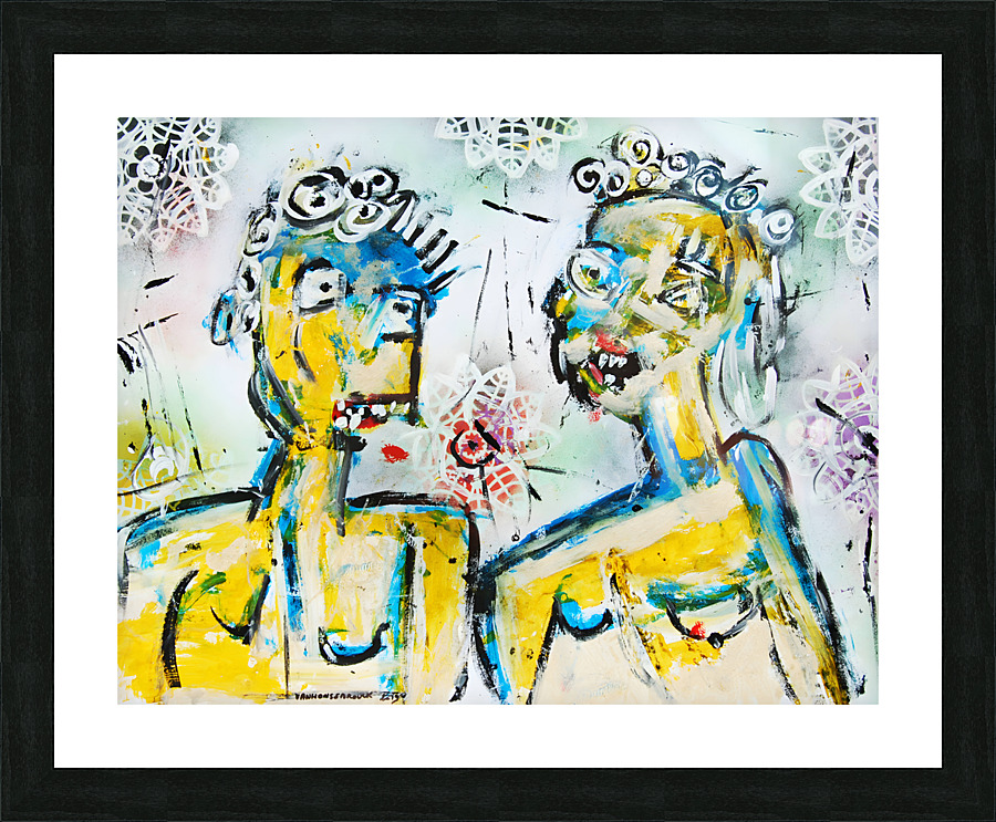 portrait couple 9 Picture Frame Printing