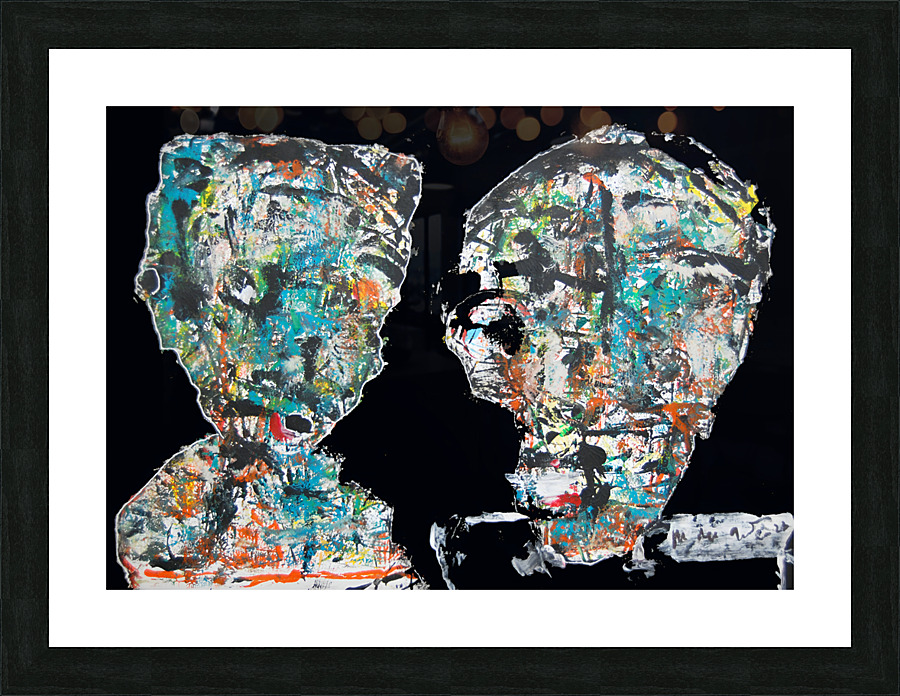 portrait couple 2 Picture Frame Printing