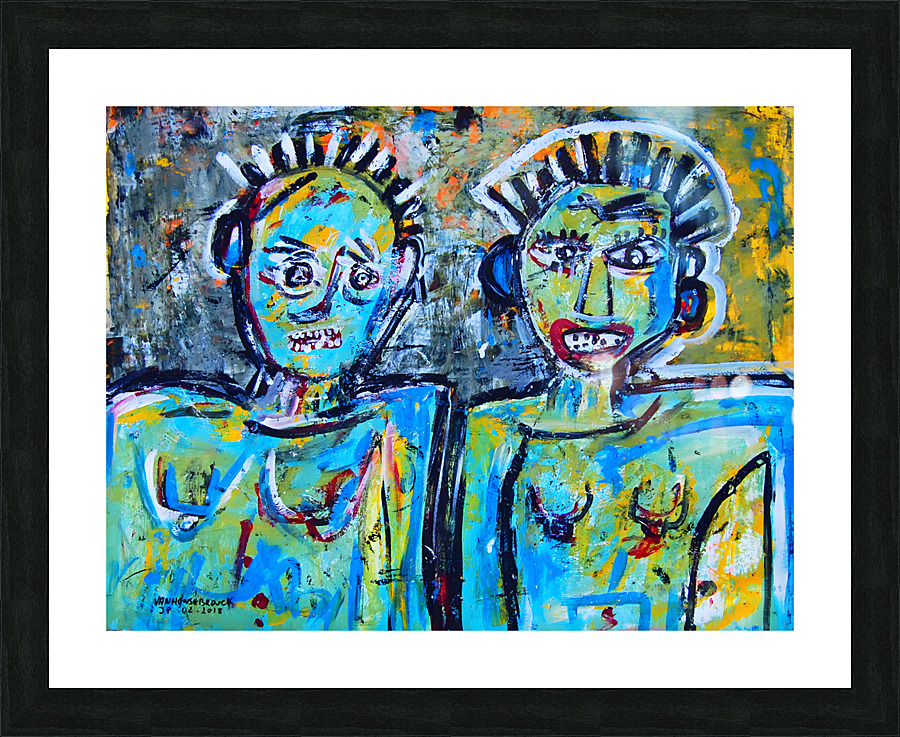 portrait couple 4 Picture Frame Printing