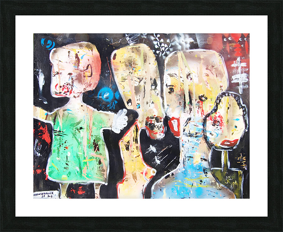 portrait couple 3 Picture Frame Printing