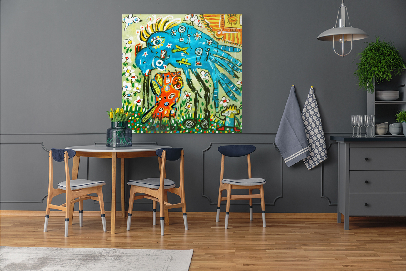 Two birds Reproduction