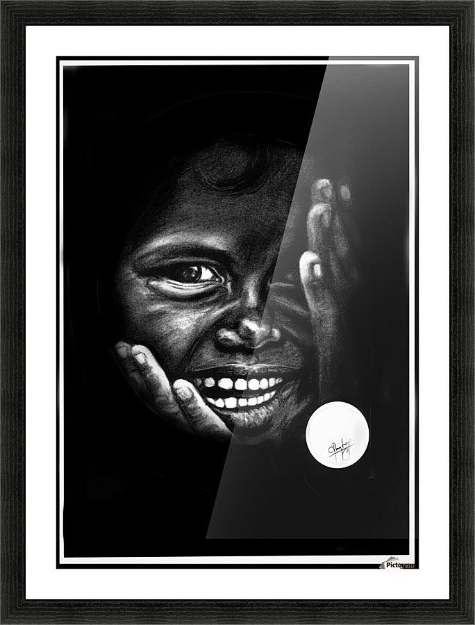Own a smile Picture Frame print