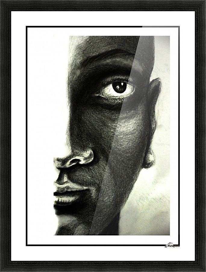 Thinking Picture Frame print