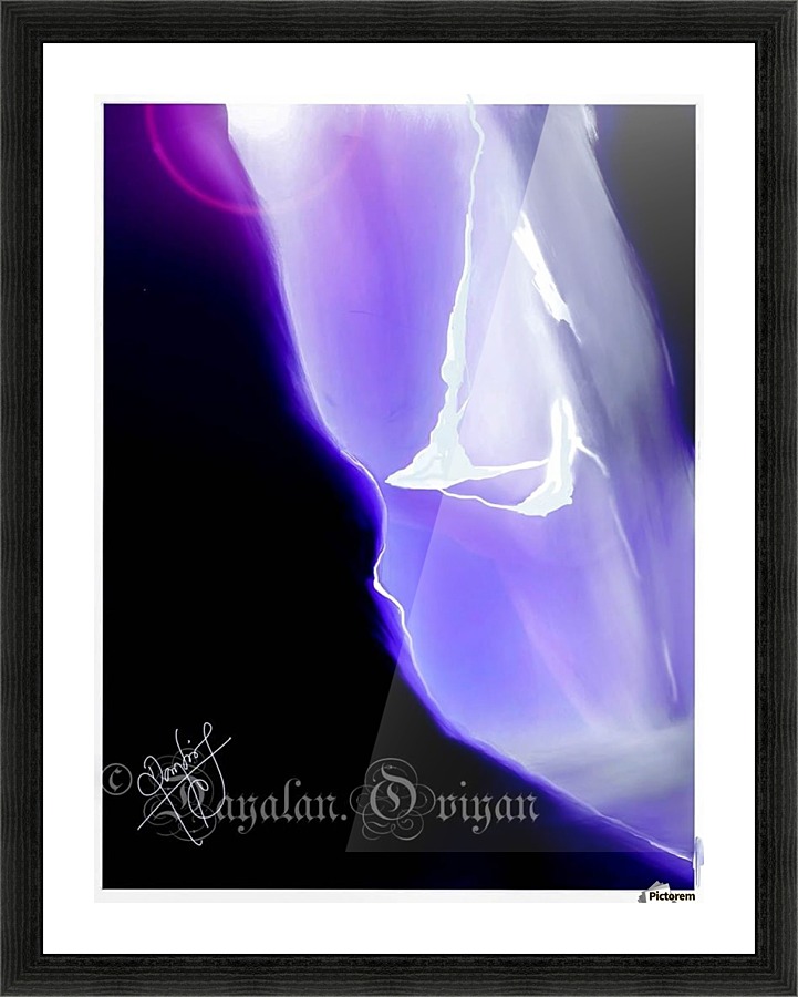 Glacier land Picture Frame print