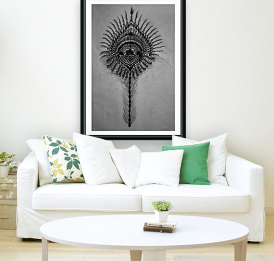 Peacock Feather Reproduction