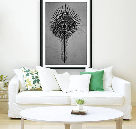 Peacock Feather Reproduction