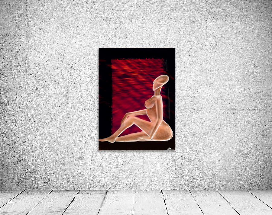 Relaxing female Wall Preview
