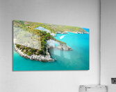Flying Over Italie coasts and cities 6 Acrylic Print