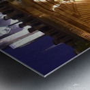 Paris Paris at night under the bridges of Paris Metal print