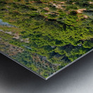 Flying Over Italie coasts and cities 6 Metal print