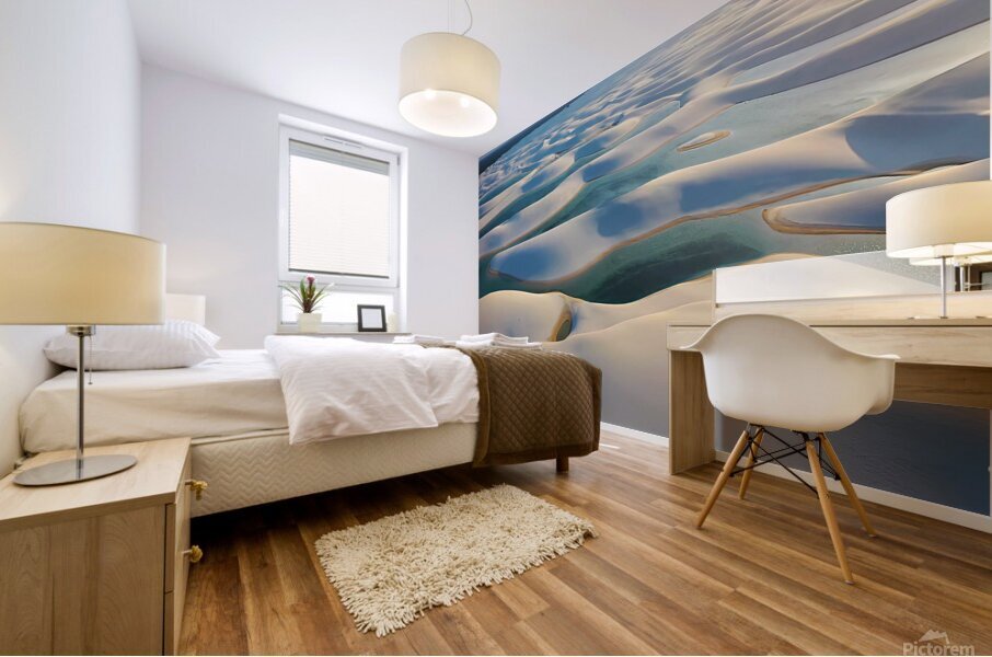 Lencois Maranhenses National Park national park of Brazil located in Maranhao Mural print