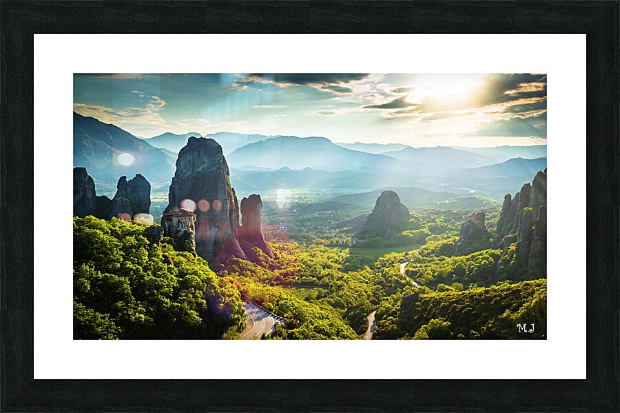 Greece landscape Picture Frame print