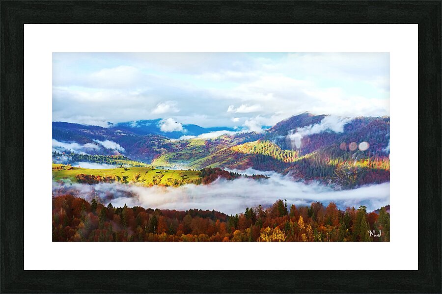 ukraine landscape Picture Frame print