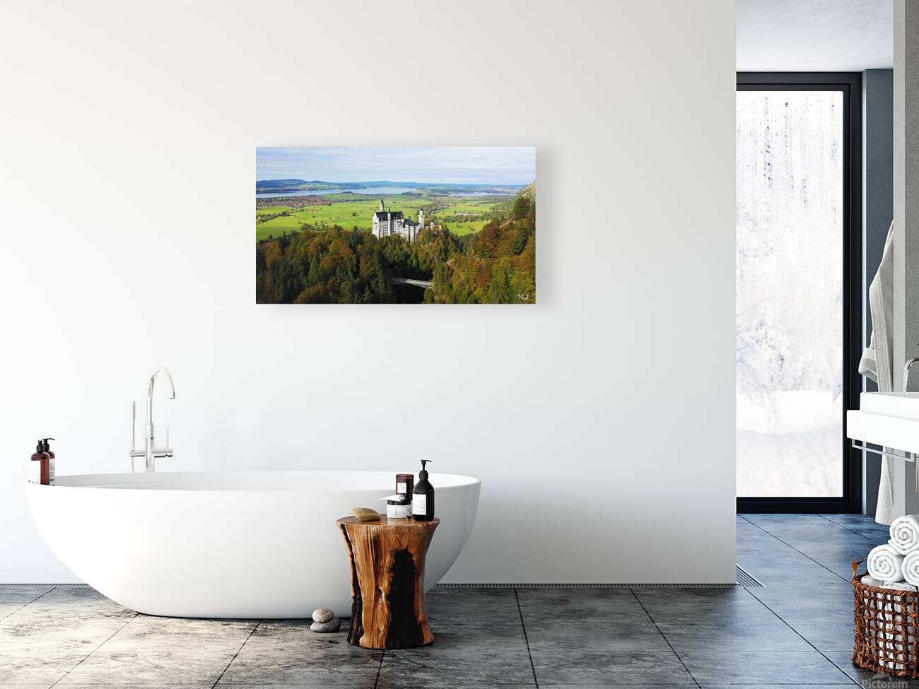 castle Landscape mountain Reproduction