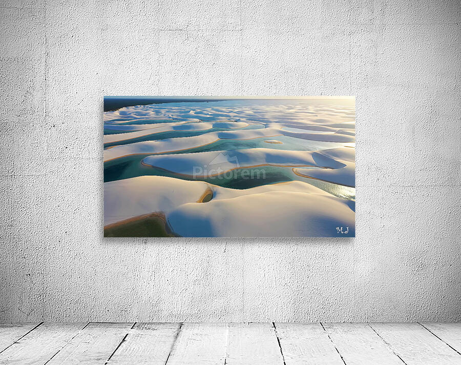 Lencois Maranhenses National Park national park of Brazil located in Maranhao Wall Preview