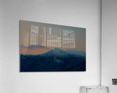 A Celo Knob snowfall. Acrylic Print