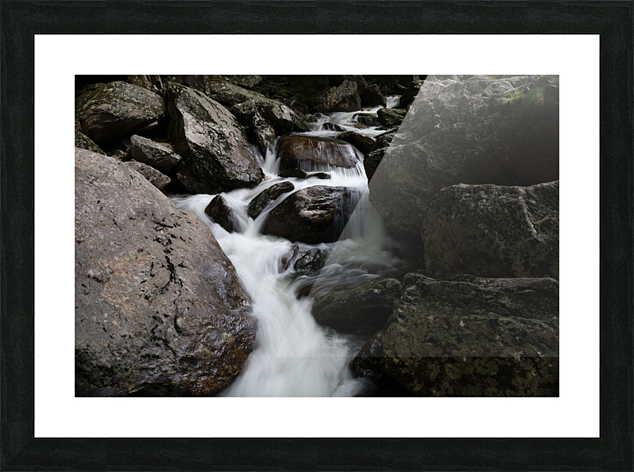 Pisgah Waterfall Picture Frame print