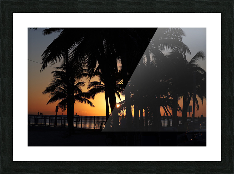 Crowded View Picture Frame print