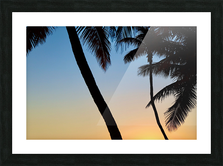 Miami Vice Sunset Picture Frame print