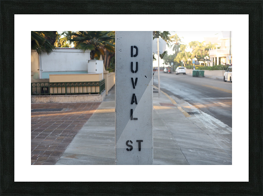 Duval Street Picture Frame print