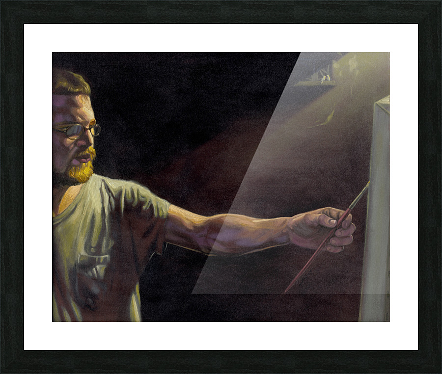 The Painter Picture Frame print