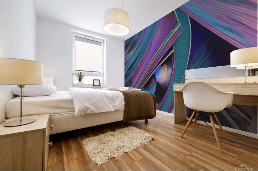Line Geometry ~1 Mural print