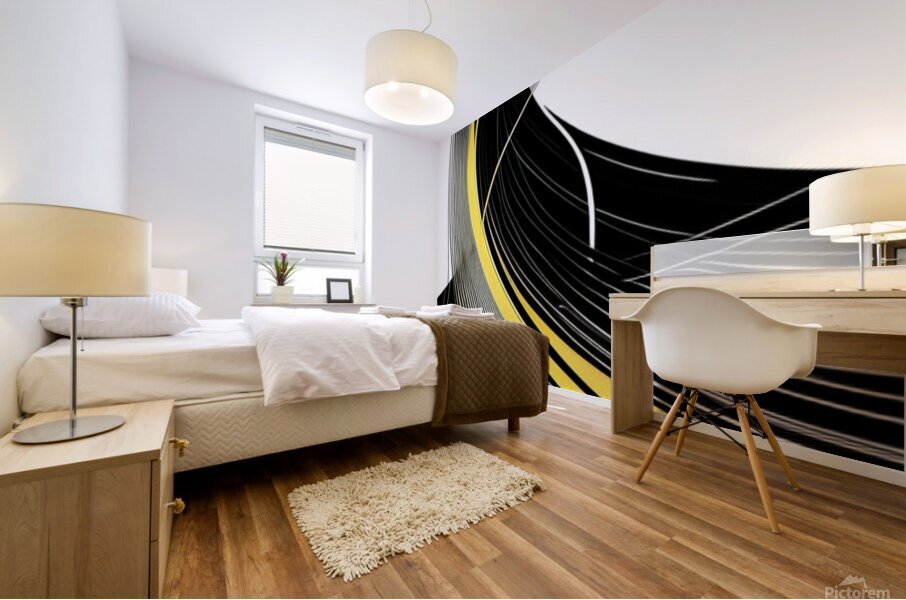 Generative Line Art ~2 Mural print