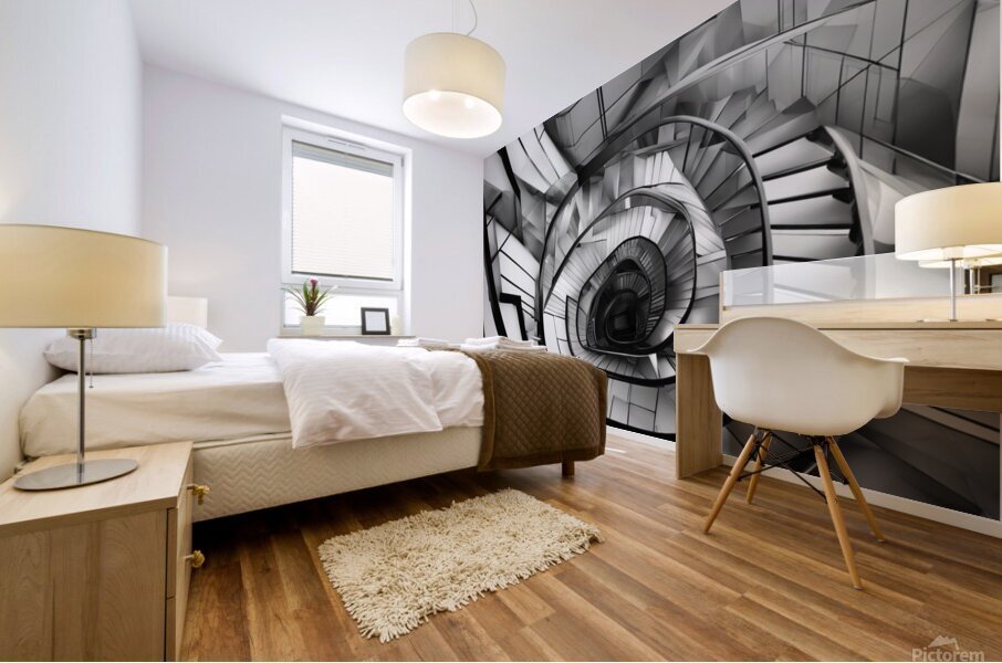 Staircase Geometry ~2 Mural print