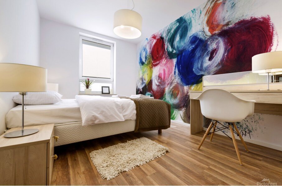 Happy Thoughts  Mural print