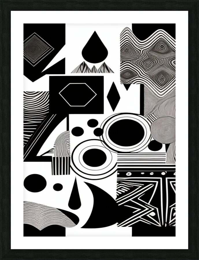 Boho Abstract ~1 Picture Frame print