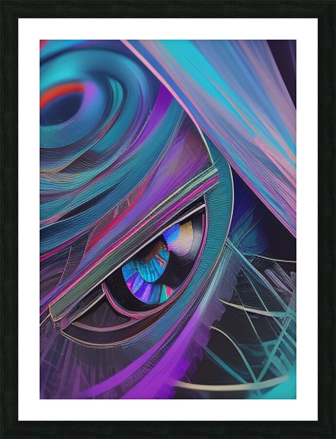 Line Geometry ~1 Picture Frame print