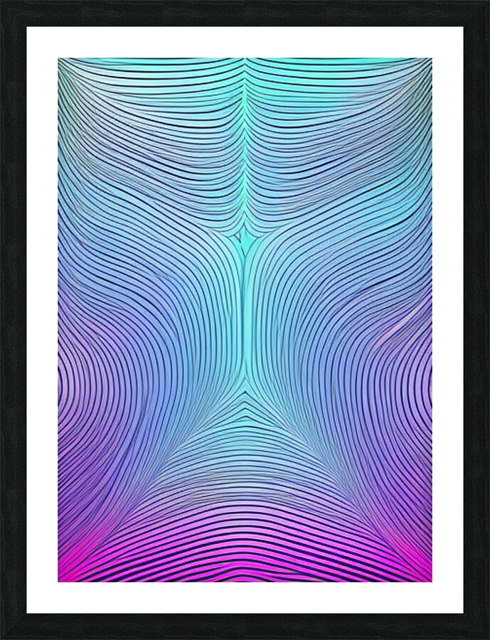 Line Geometry ~2 Picture Frame print