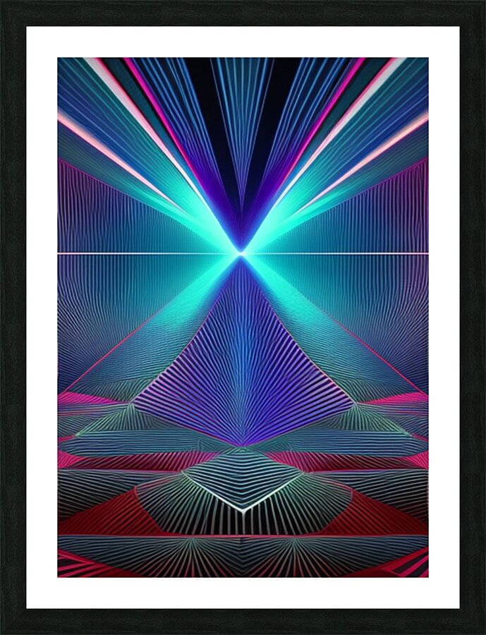 Line Geometry ~3 Picture Frame print