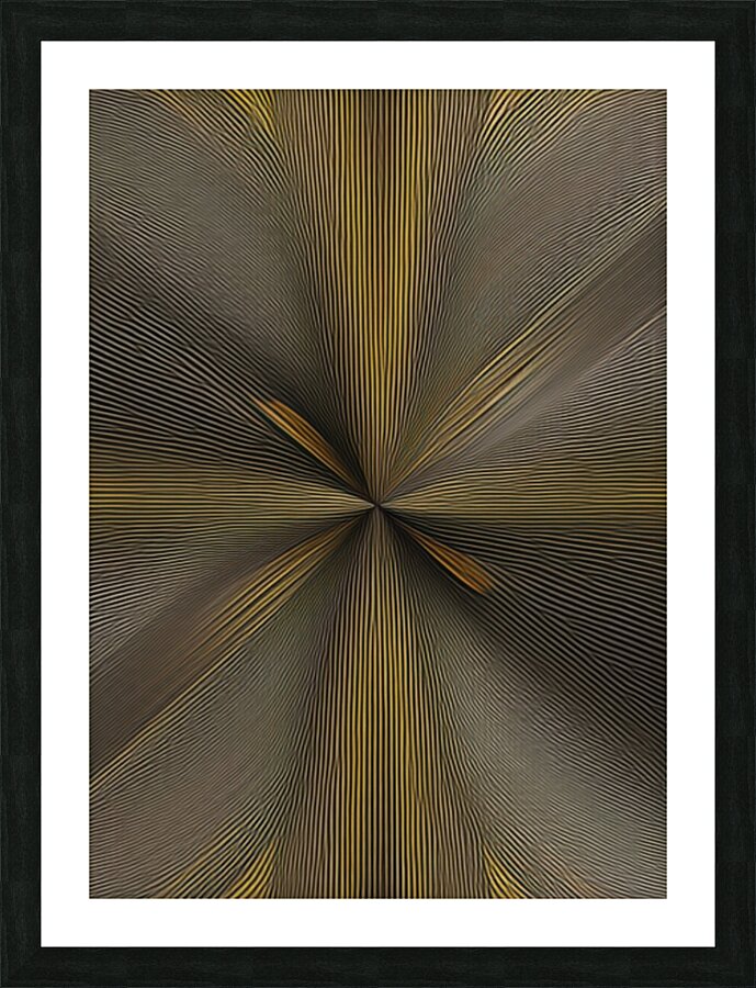 Generative Line Art ~3 Picture Frame print