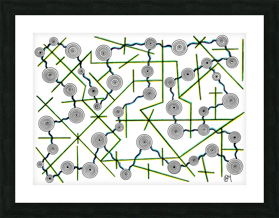 Integrated Circuitry Picture Frame print
