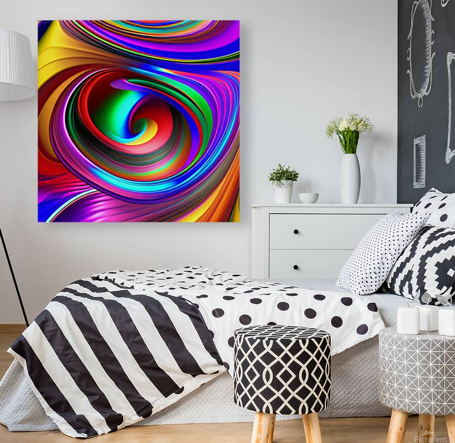Distorted Swirls Abstraction ~2 Reproduction