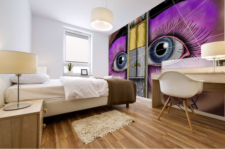 ADOOR BETWEEN MY EYES Mural print