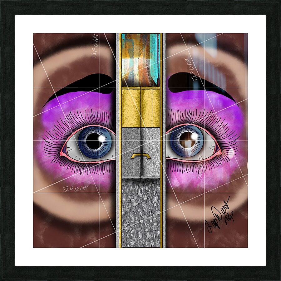ADOOR BETWEEN MY EYES Picture Frame print