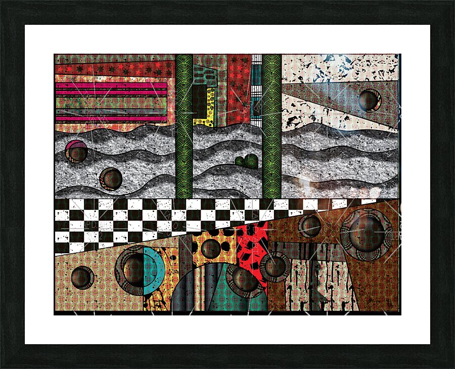 ABSTRACT 1 Picture Frame print