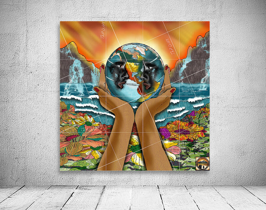 THE WORLD N YOUR HANDS Wall Preview