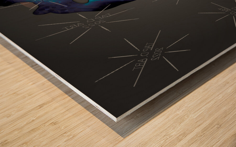 TRUST FALL SAVE ME Wood print