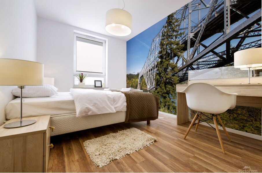 Bridge of the Gods 0855 Mural print