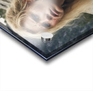 Shy blonde mountain girl on the big rock3 Acrylic print