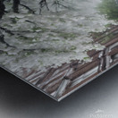 Flowering street trees-Acrylic Prints Metal print