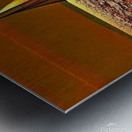 Tranquil Voyage: Sunset Sailboat Wall Art Metal print