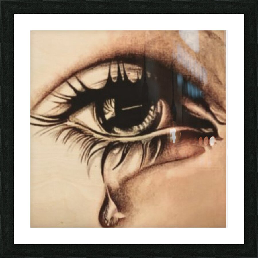 Mystical Tears Picture Frame print