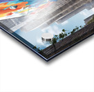 mural stretching across several city blocks Acrylic print