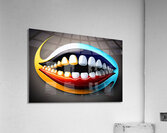 Teeth and man Acrylic Print