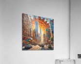 depicts a mosaic of cultures histories and dreams intertwined. Acrylic Print