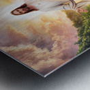 a stunning 8k digital artwork of jesus christ sta Metal print